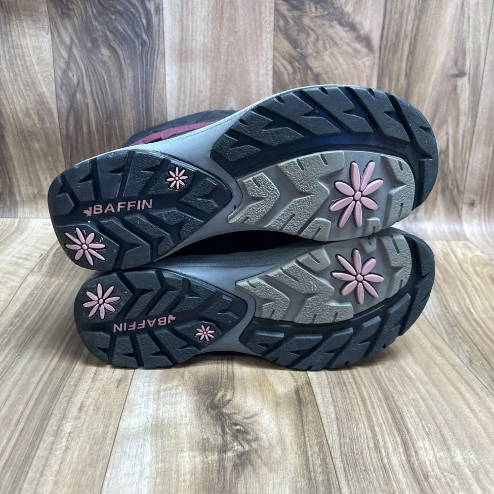 Baffin Polar Proven Purple Snogoose‎ Boots 7 Canada Extreme Cold Park City Boots